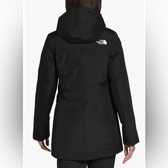 The North Face Women’s Pilson Waterproof 550-Down Winter Jacket Black Sz M - Picture 2 of 12